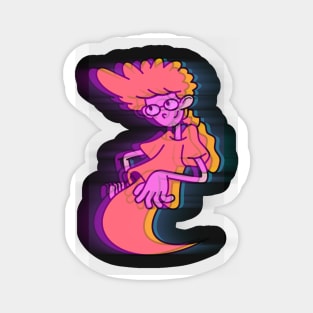 Glitchy Pepperann Sticker